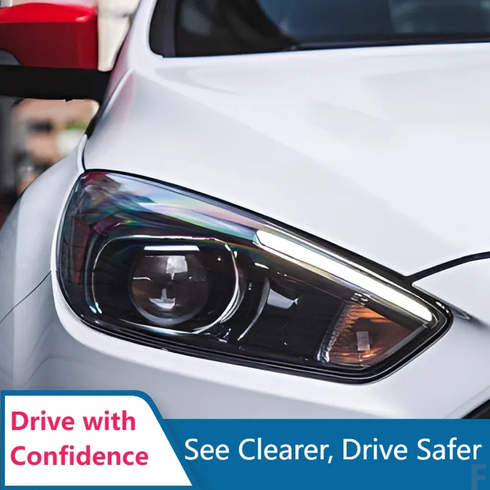 

Upgrade Dynamic Demon Eyes Style Projector Lens Accessories Car Front Lamps For Ford Focus 2015-2018 LED Auto Headlight Assembly