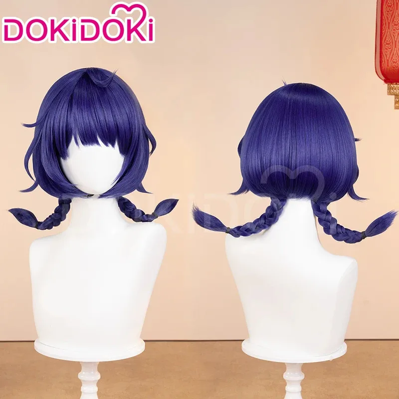 

IN STOCK Xiangling Wig Game Genshin Impact Cosplay Wig DokiDoki Women 42cm Hair Xiangling Lantern Rite Free Wig Cap