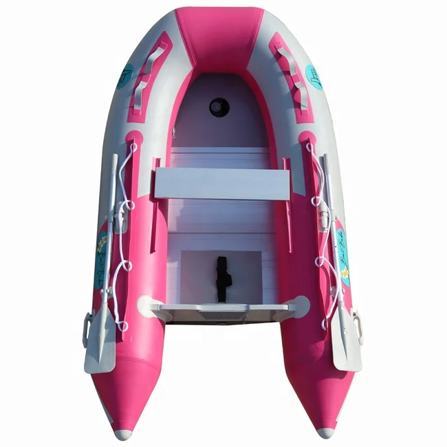 

Лодка маленькая надувная вечеринка для рыбалки CE 270 см алюминиевый пол 0,9 мм ПВХ 3-5 лет на выбор