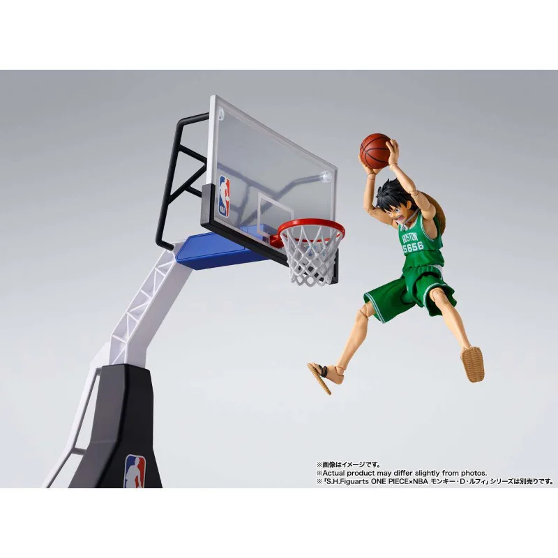 Pre-order Genuine Bandai S.H.Figuarts One Piece NBA Collaboration Basketball Hoop Set Accessories Collectible Figure Model - view 4