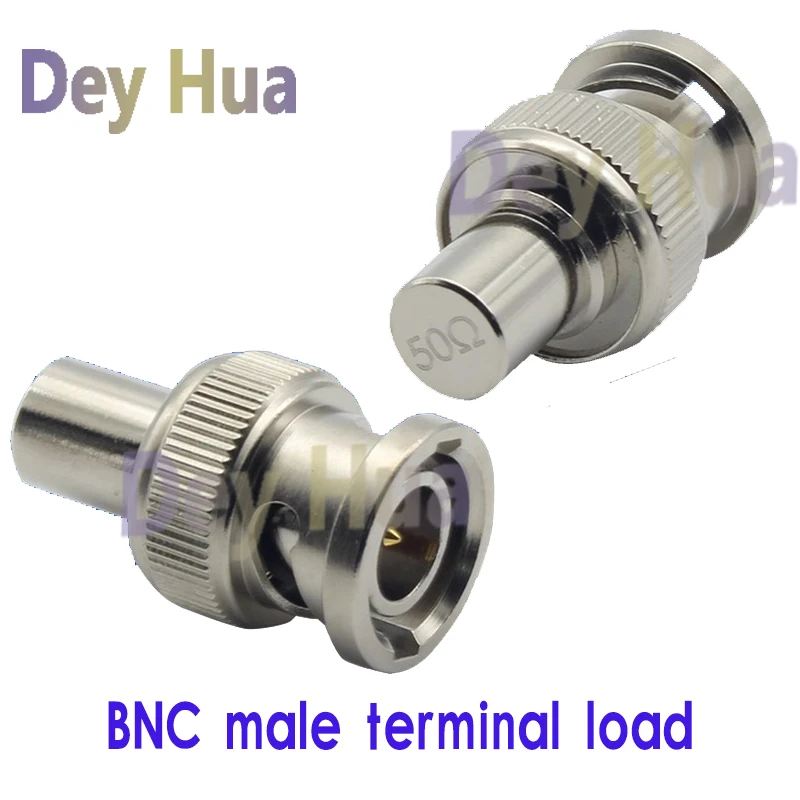 

BNC Male Head Load 50 / 75 Ohm Coaxial Terminal BMC-50R-1W 6GHZ Test Model