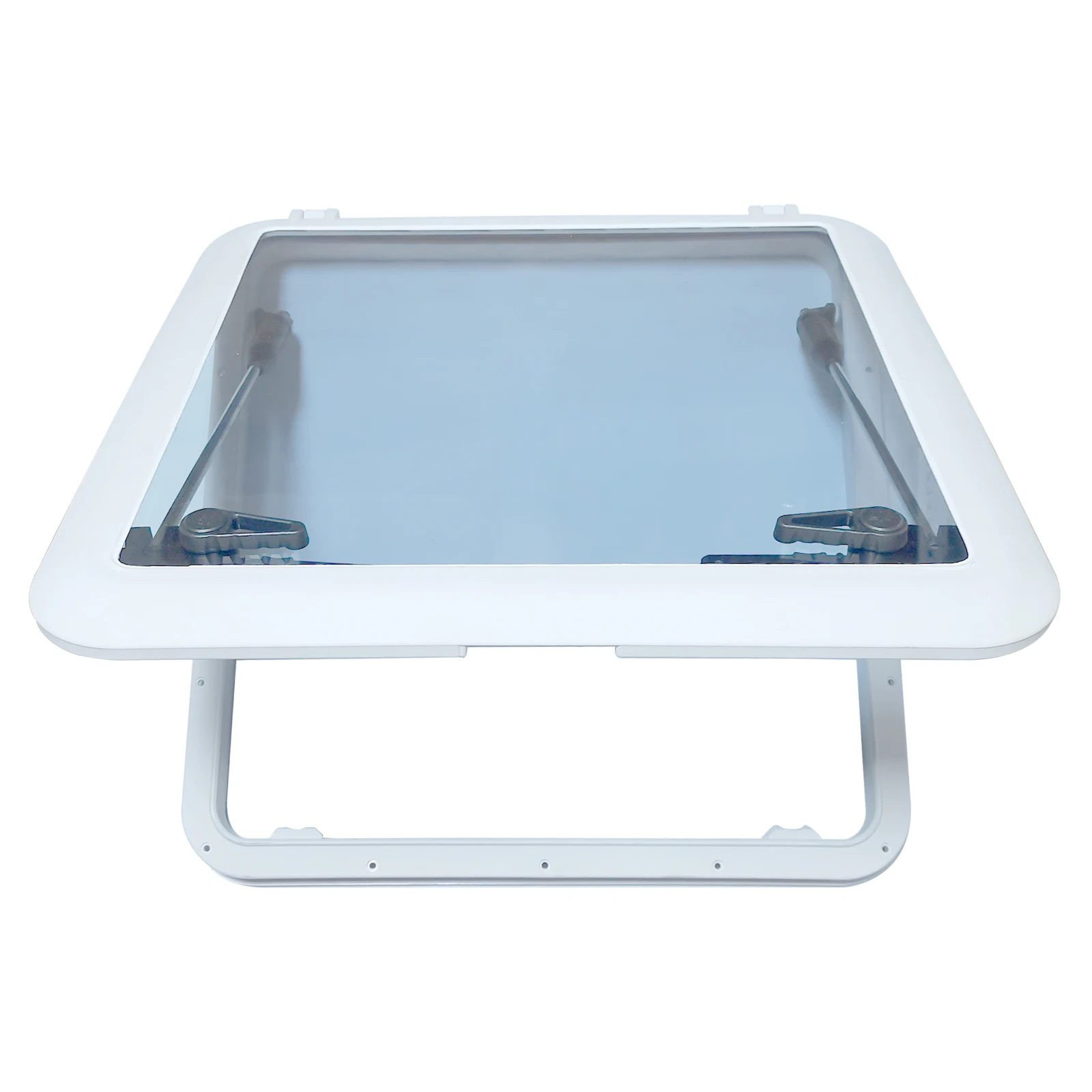 

White Square ABS Porthole Blast Proof Glass Marine Skylight Accessories For Yachts