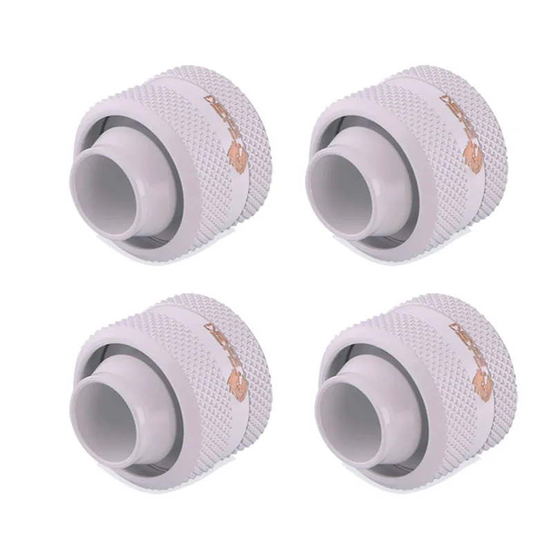 Bykski 4pcs/Lot Water Cooling Hose Fitting Use for ID 13mm +OD 19mm Pipe/ID13mm + OD19mm Soft Tube / Hand Connector Fitting G1/4