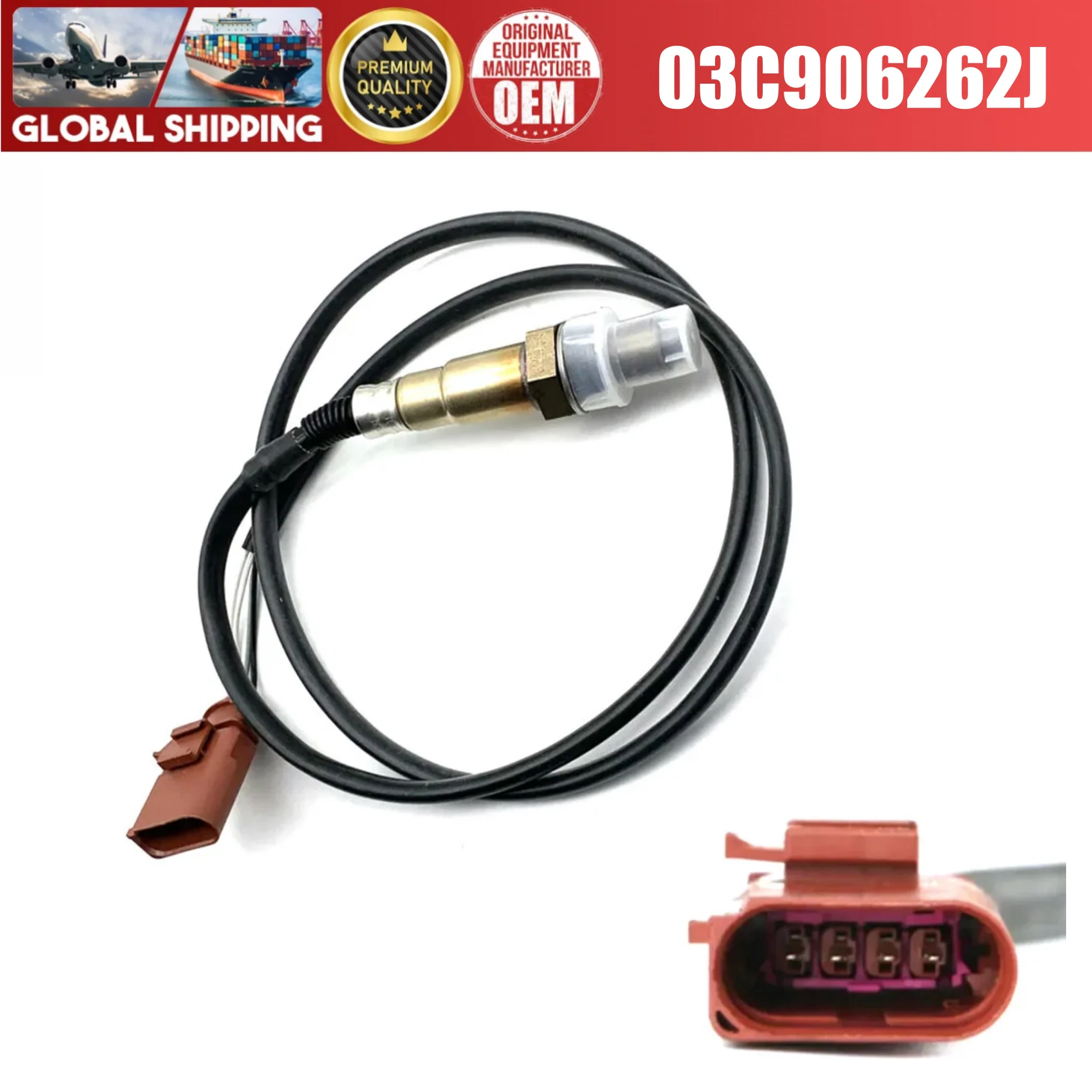 03C906262J 0258006875 Upstream Oxygen Sensor for FAW VW Bora Sagitar Golf Lavida