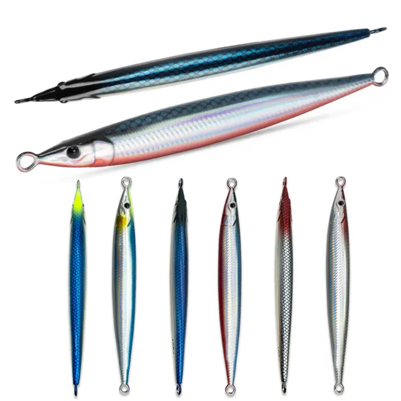 

AS Fast JIg Lure Fishing UV Glow Jig 3D Print Speed Falling Angler 60g80g Metal Hard Bait Sinking Jigging Pesca Bait