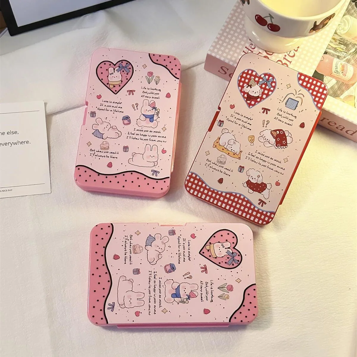 

Ретро-футляр для контактных линз в стиле Моранди, шесть пар, для хранения и ухода