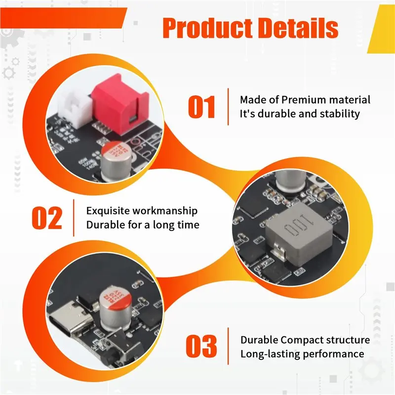 PD3.1 140W Bidirectional Fast Charging Module IP2366 2S 3S 4S 5S 6S Lithium Battery Charging Board Li- Lifepo4 BMS-[A04I Tool