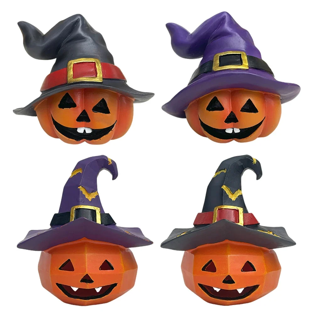 

1PC Halloween Home Decor Indoor Outdoor Ornaments Resin Room Halloween Decorations Pumpkin Set Fall Pumpkin Fall Thanksgiving