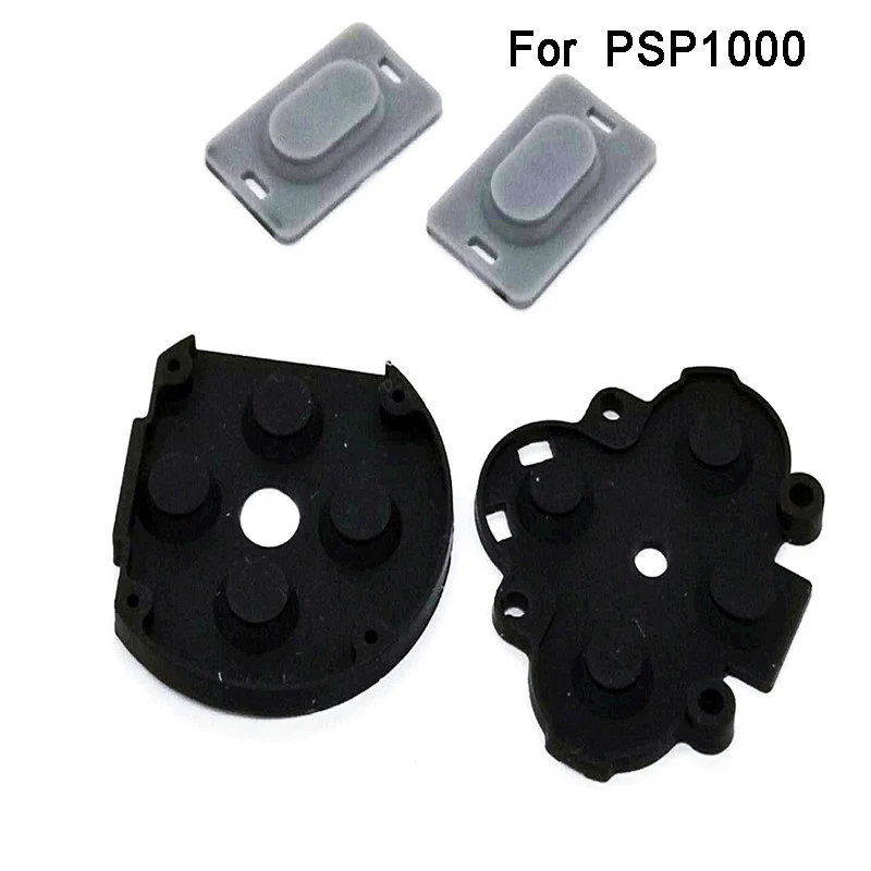 

YuXi 1 Set Game Console Replacement For PSP 1000 For PSP FAT D Pads Rubber Conductive R L Button Repair Part Key Pads Button