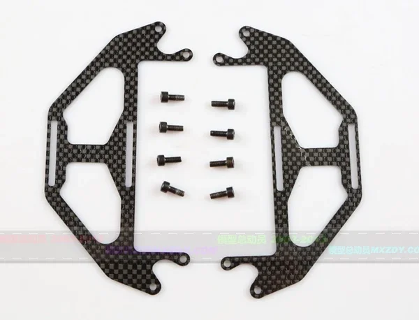 3K Carbon fiber Dual Battery extend gimbal landing skid  Mounting Base for  Phantom 2 3 F330 Car
