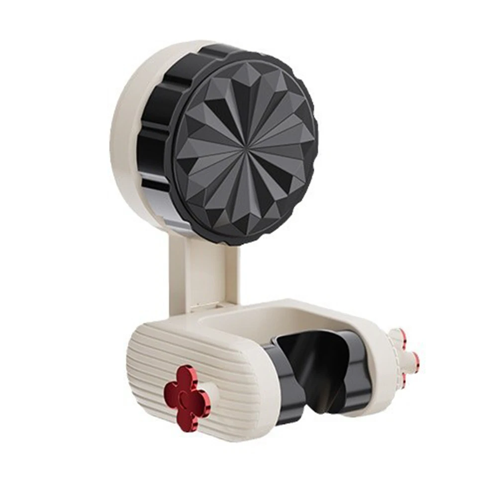 

Adjustable Shower Holder with Suction Cup for Personalized Shower Experience and Additional Storage in Black and Red