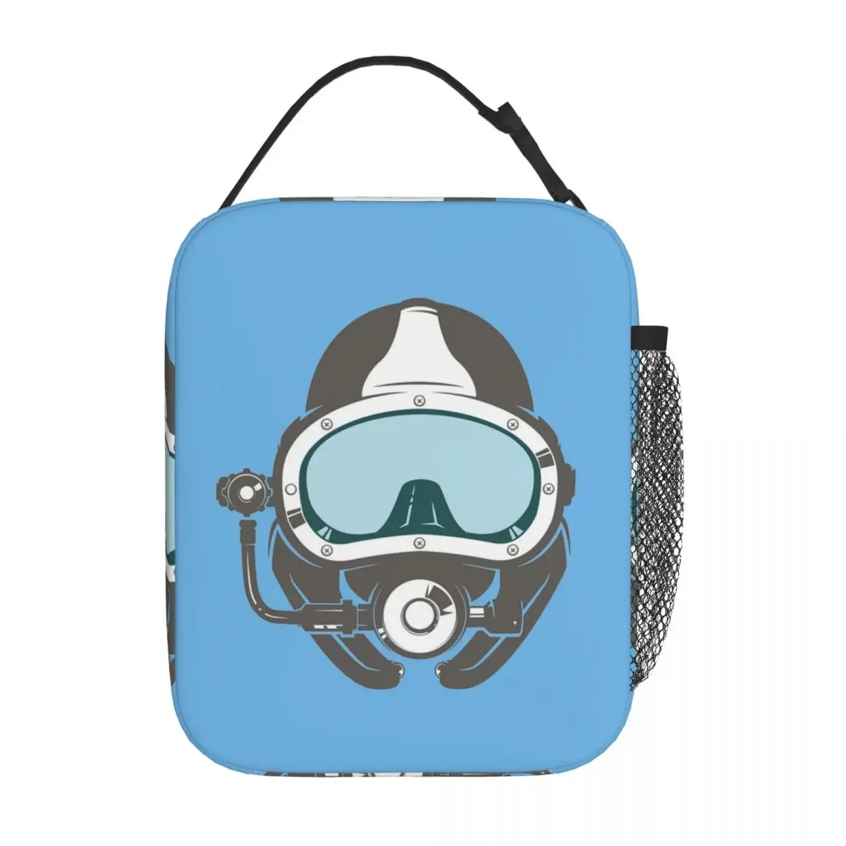 Scuba Diver Mask Diving Thermal Insulated Lunch Bags for Office Portable Food Container Bags Thermal Cooler Lunch Boxes