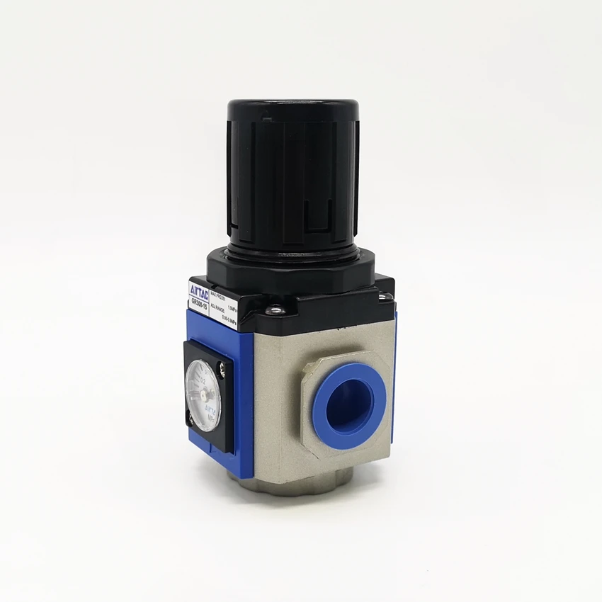 AirTAC Regulator GR200-08 1/4'' GR300-10 3/8'' GR300-15F1 1/2'' Port Size Air Control Compressor Pressure Relief Regulator Valve