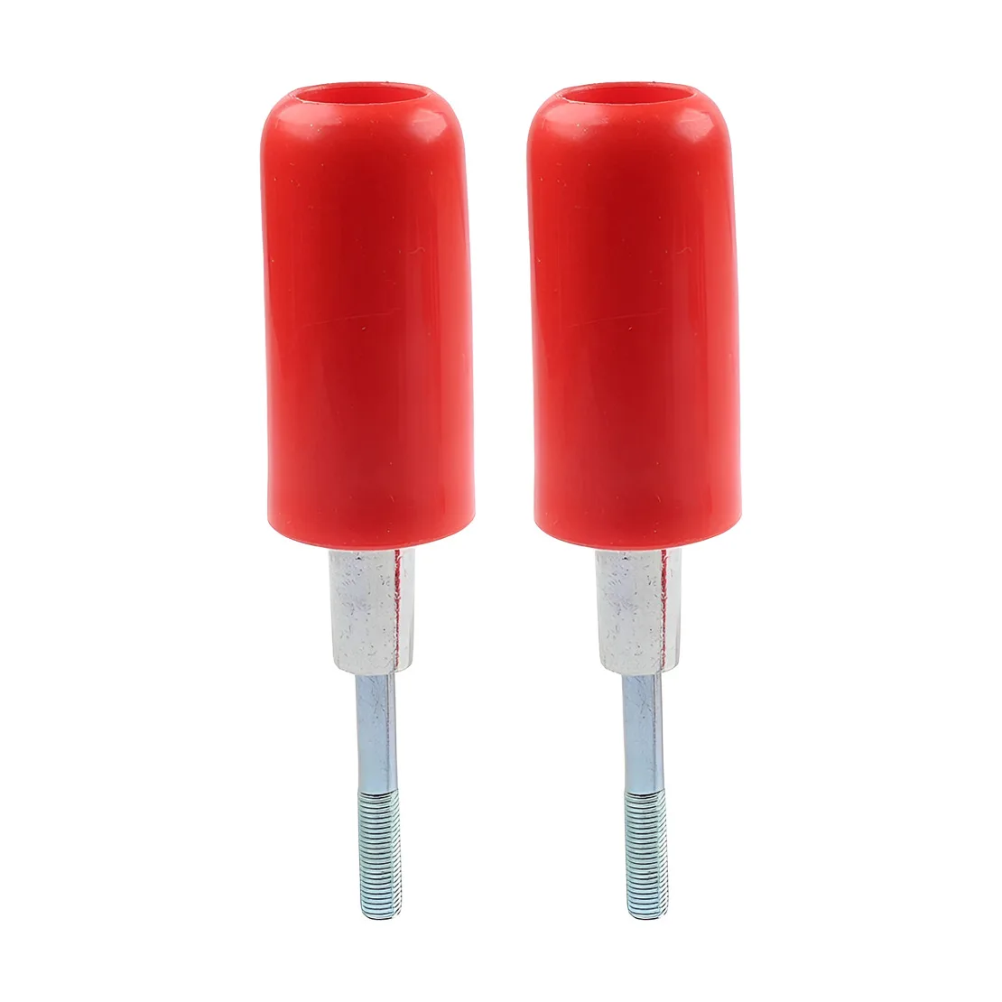 1 Pair Red Universal Motorcycle Frame Sliders Anti Crash Protector Fit For Yamaha Suzuki Honda Kawasaki BMW