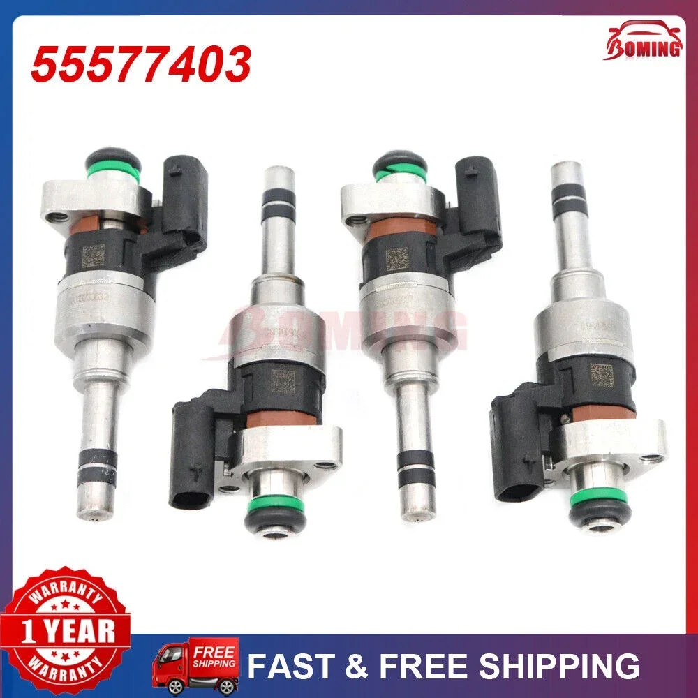 

4PCS CAR NEW Fuel injectors 55577403 For BUICK ENCORE 16-19 For GMC TERRAIN 18-20 For CHEVROLET CRUZE EQUINOX MALIBU 2016-2022