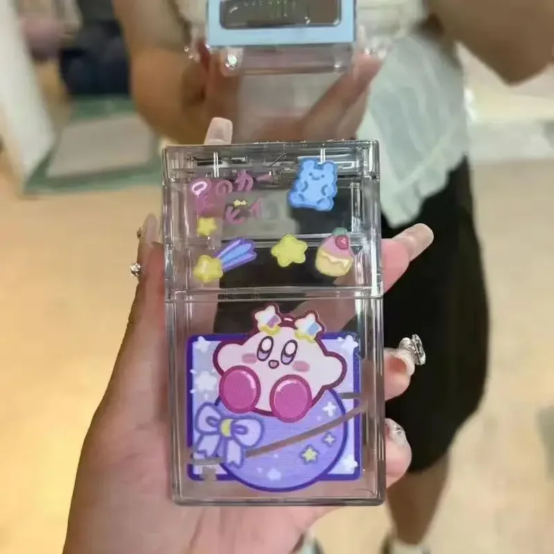 Sanrio Hello Kitty Automatic Cigarette Case Lighter Kawaii Kuromi Cinnamorol My Melody Pochacco Cigarette Holder Box Lighter