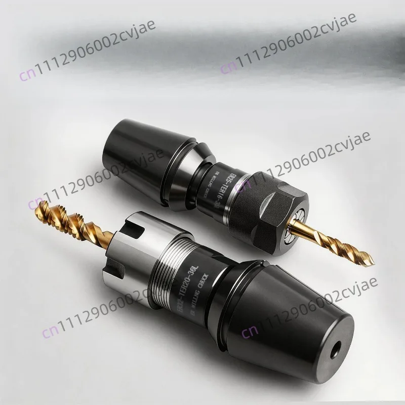 Floating Tap Collet Chuck ER20 ER25 ER32, High Precision Telescopic Tapping Holder for CNC Lathe & Automatic Lathe, No Brand