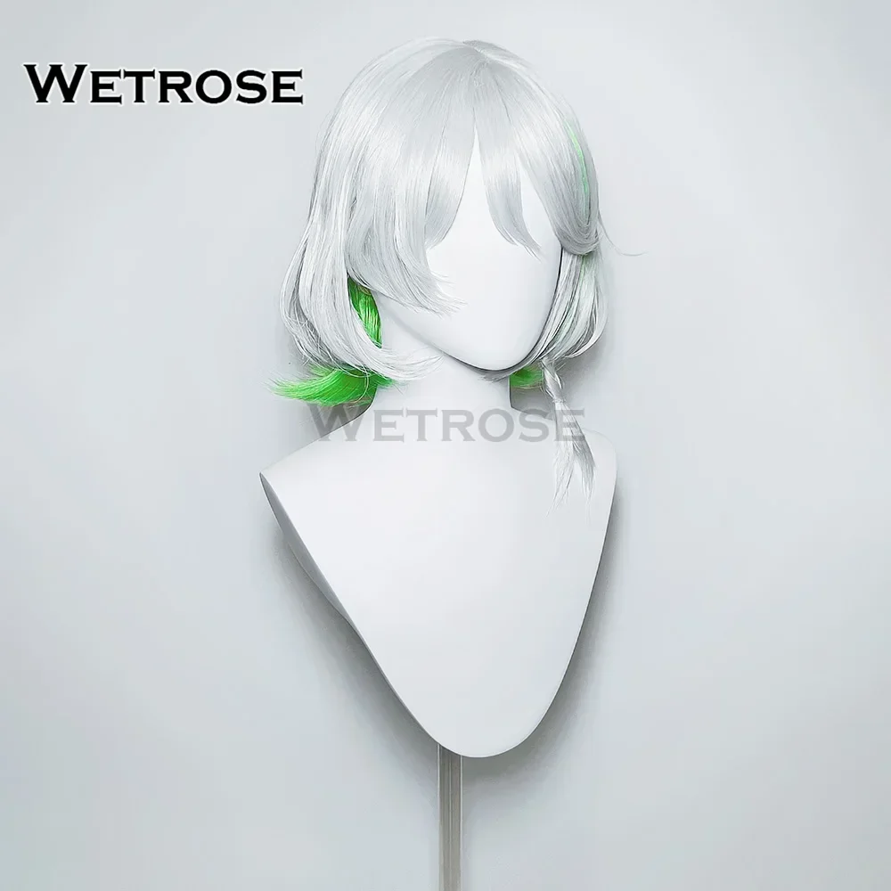 【Wetrose】متوفر في المخزون شعر مستعار Cecilia Immergreen التأثيري Otomos Cece CC CiCi Hololive Justice Holo EN Vtuber Halloween #5