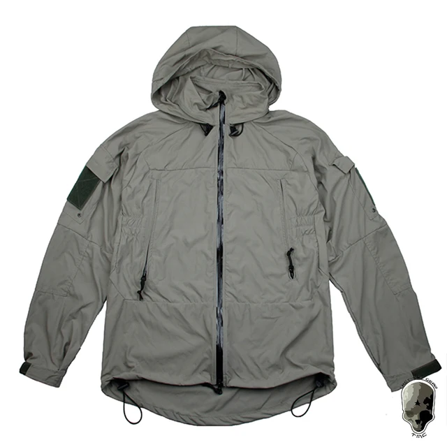 TMC PCU L5 Kurtka taktyczna Męska bluza z kapturem Lekki płaszcz z zamkiem błyskawicznym Kurtka Softshell Oddychająca odzież taktyczna Tkanina