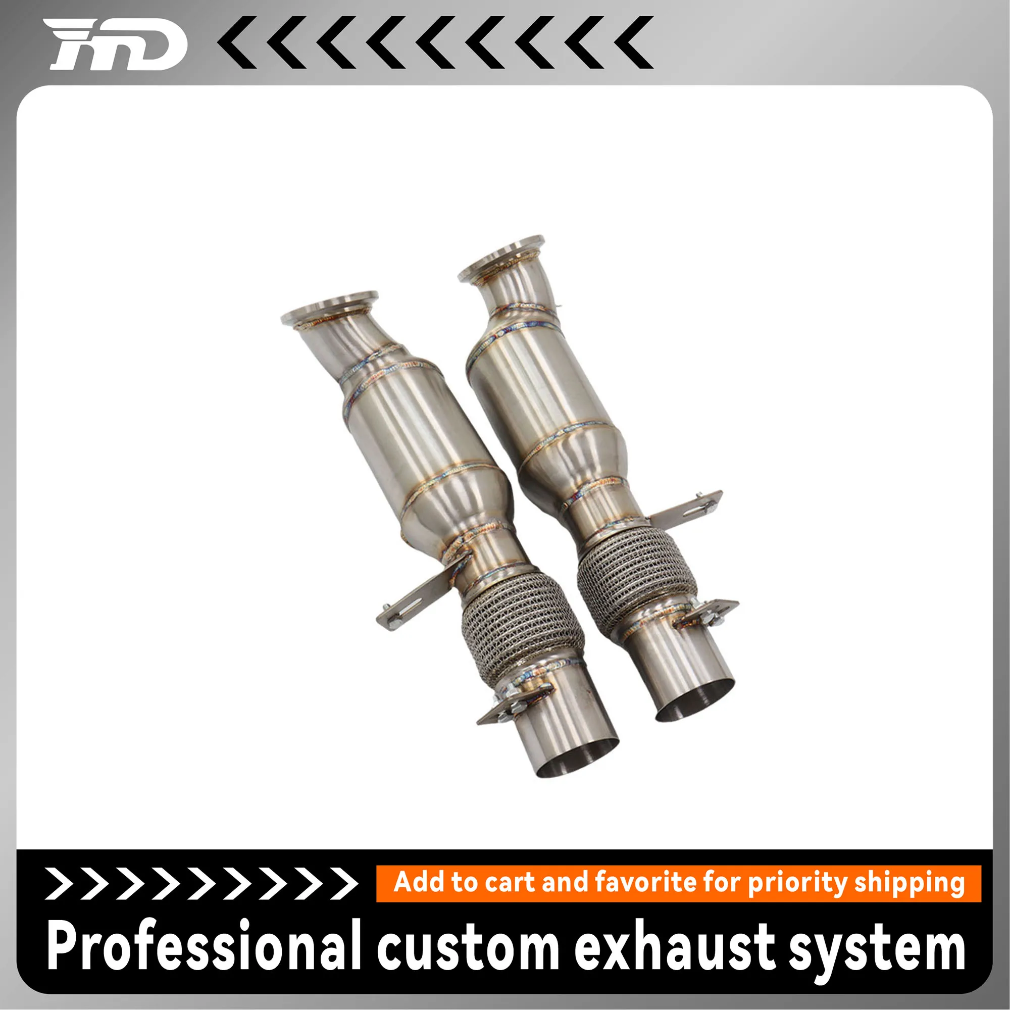 

【Performance Boost】6.6T Downpipe Exhaust Header for BMW M760i G11 G12 2016-2022 V12 Turbo Stainless Steel High Flow