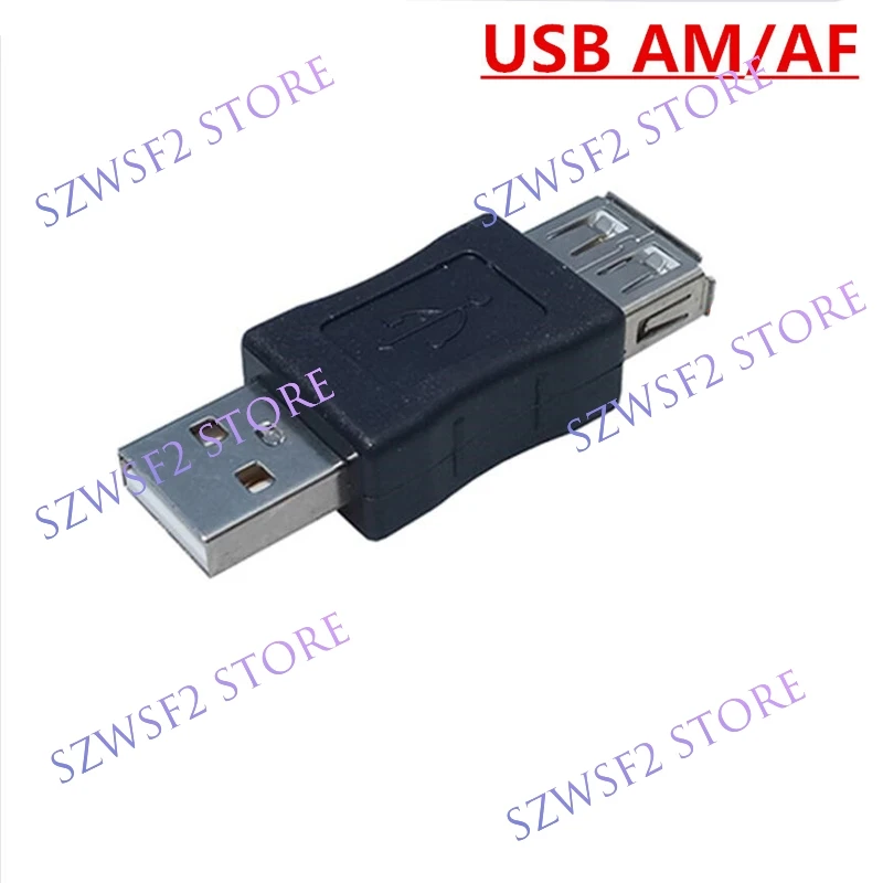 Usb 2.0 A-type Female To Male Coupler Am/af Adapter Black Usb Adapter Extension Adapter Stable transmission of data E2