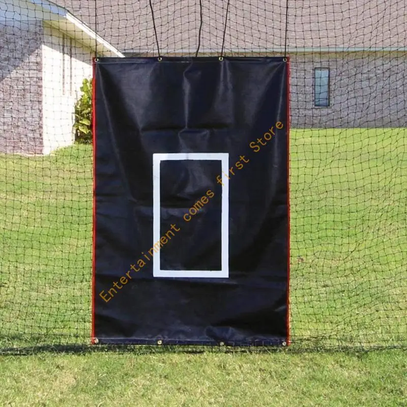 Baseball Backstop Batting Cage Baseball Pitching Backstop Softball Backstop Baseball Equipment for Hitting Training 55KD