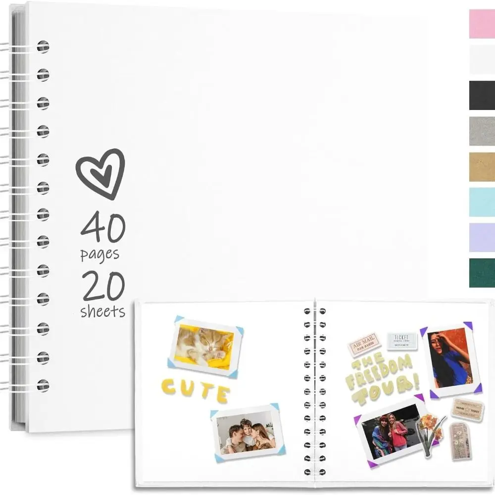 Collect Book Kraft Paper Scrapbook Graffiti Simple Commemorative Album Multifunction Creative Photo Album Birthday