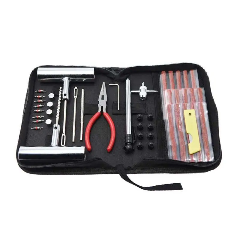 24-piece set 46-piece set 62-piece set Quick first aid cloth bag Tire repair tool