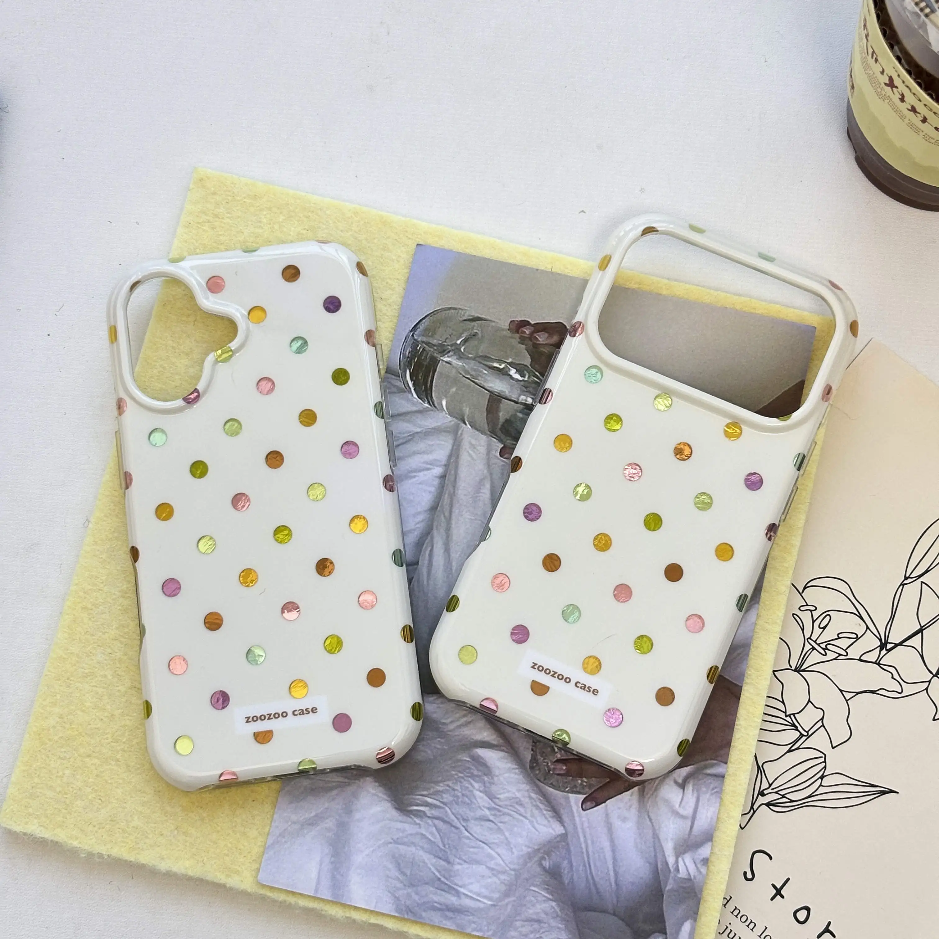Korean style Colorful Polka Do - Phone Cases Korean review and price