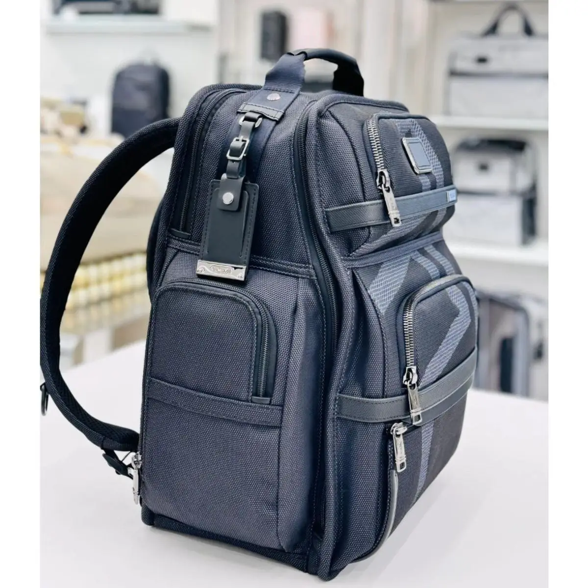 حقيبة ظهر للكمبيوتر للرجال من النايلون الباليستي 2603578D3 Alpha3 Series أنيقة مقاومة للماء للاستخدام اليومي #4