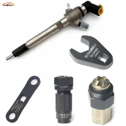 For BOSCH SIMENS CRIN PIEZO Injector Solenoid Valve Removal Travel Measuring Nozzle Cap Puller Repair Tools