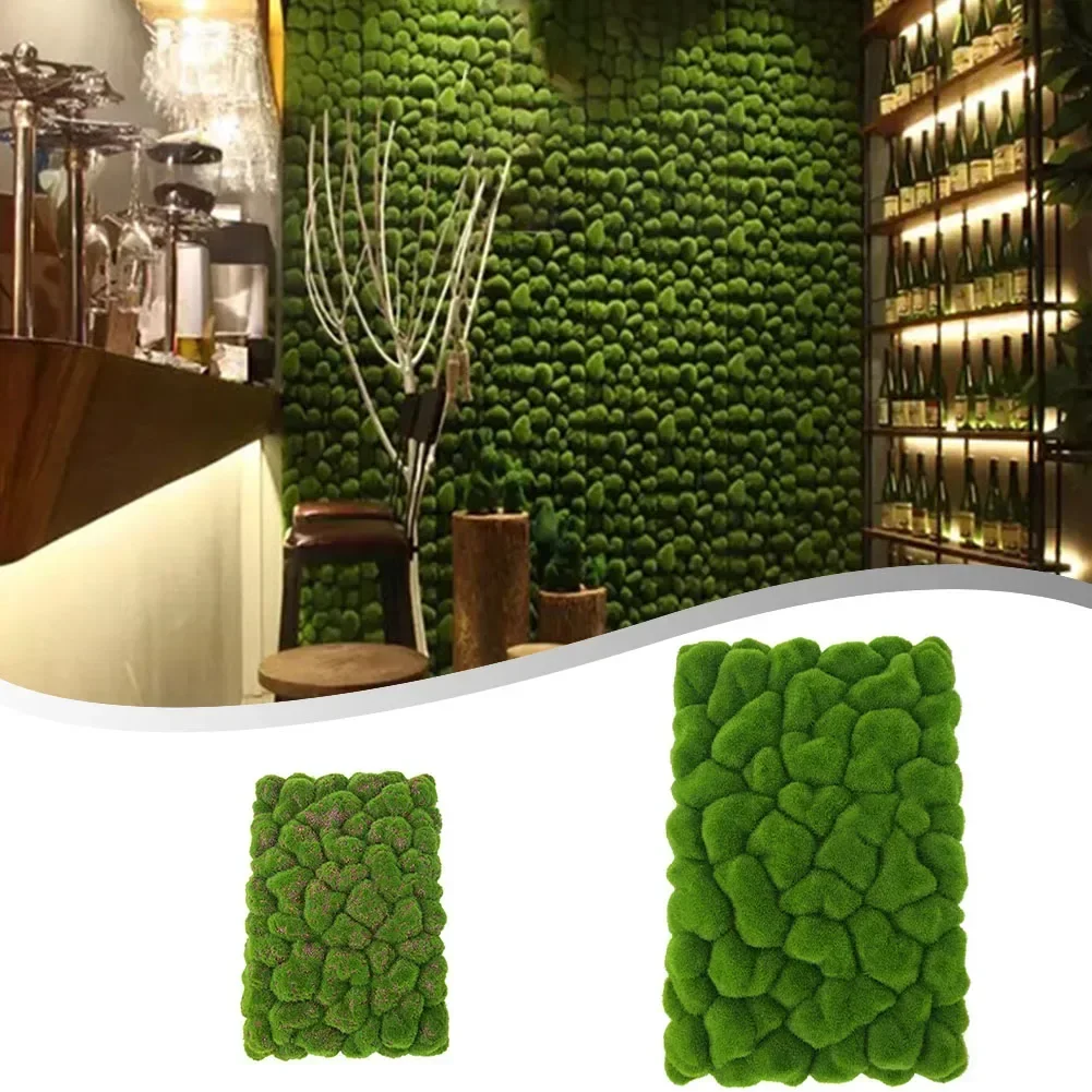 Simulated Moss Foam Board Flocking Fake Moss Stone Plant Background Wall Simulated Moss Foam Board Artificial Plants Home Décor