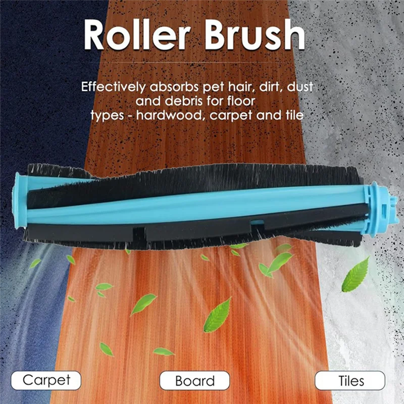 5 قطعة فرشاة جانبية للفرشاة الرئيسية لملحقات المكنسة الكهربائية الهجينة Robovac L35 قطع غيار منظف بديلة-A77G