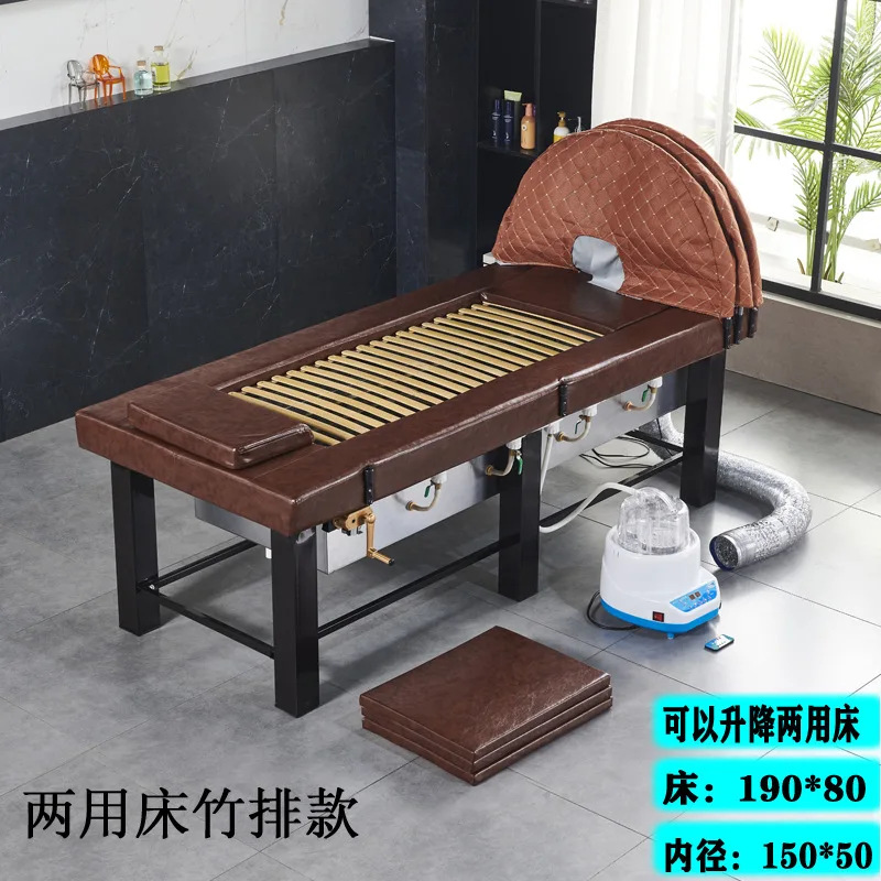 Fumigation Moxibustion Bed Whole Body Moxibustion Beauty Salon Household Dedicated Elevated Fumigation Bed Physical Therapy