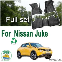 Car Floor Mat For Nissan Juke F15 2013~2016 Anti-dirt Pad Reduces Friction Car Mat Full Set Waterproof Floor Mat Car Accessories