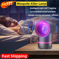 Mosquito Killer Lamp Household Fly Bug Mosquito Repeller Electronic LED Light Control Lamp USB Plug-in Small Pest Insect Trap