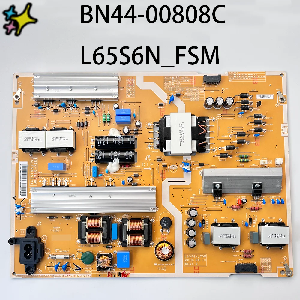 

New BN44-00808C L65S6N_FSM Power Supply Board is for UN55JU650DFXZA UN65JU670D UA65JU6800JXXZ UN65JU6500F UN65KU6500 UN60KU6300F