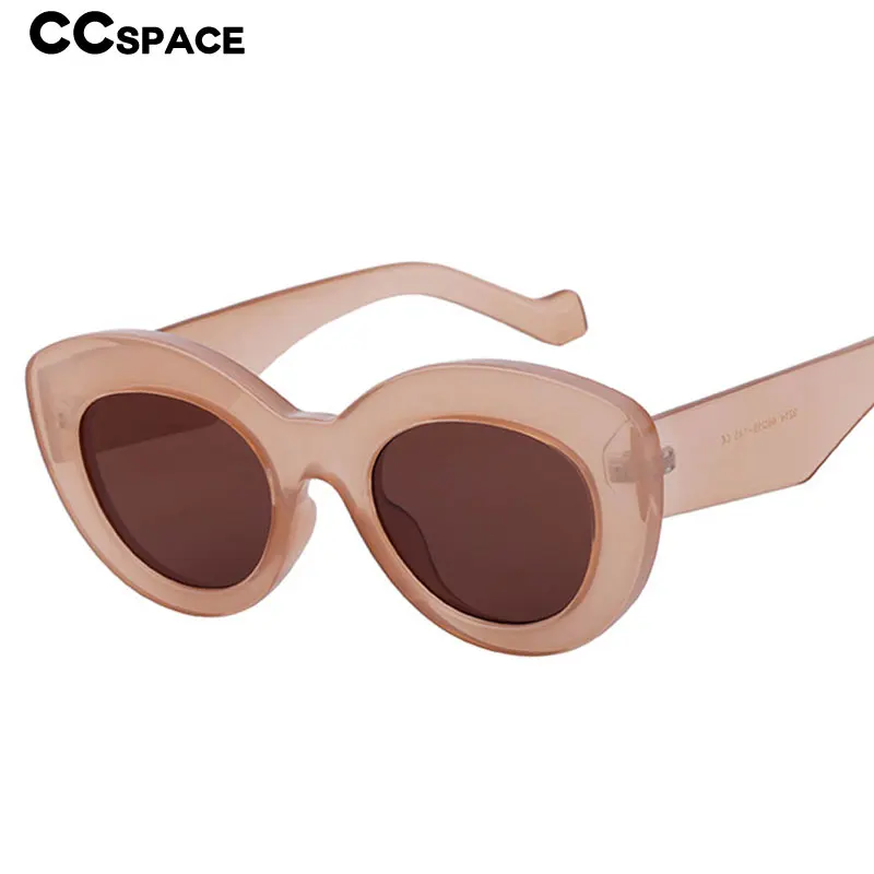55731 New Style Sunglasses Candy Color Eyeglasses Large Frame Cat Eye Women Popular Sun Glasses Uv400 Mirror