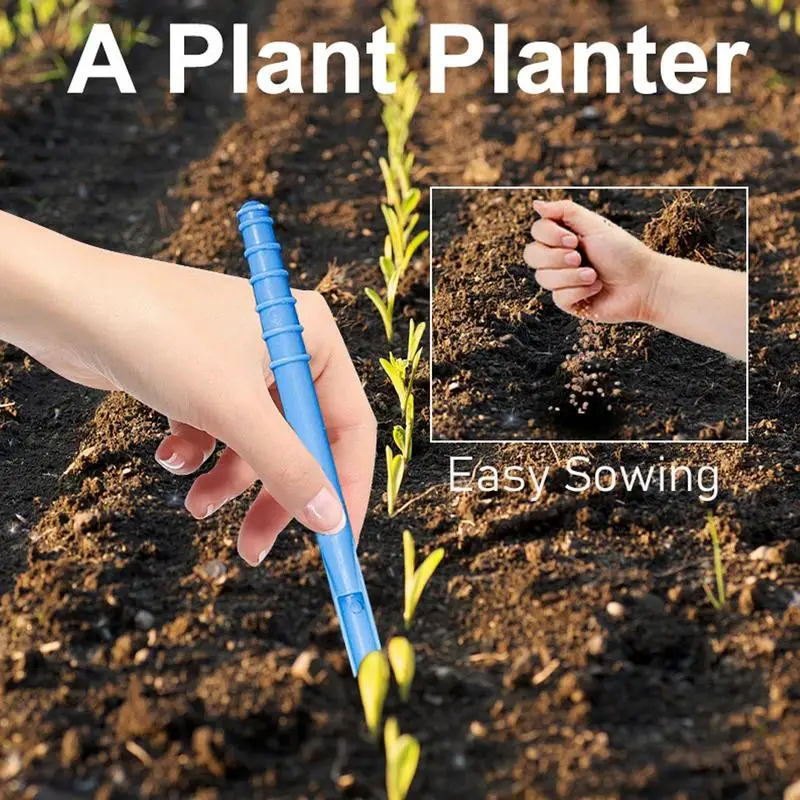 

Bulb Planting Tool Adjustable Hand Dibber Dibber Planter Transplanter Garden Tool Efficient Transplanter For Beans Gardening