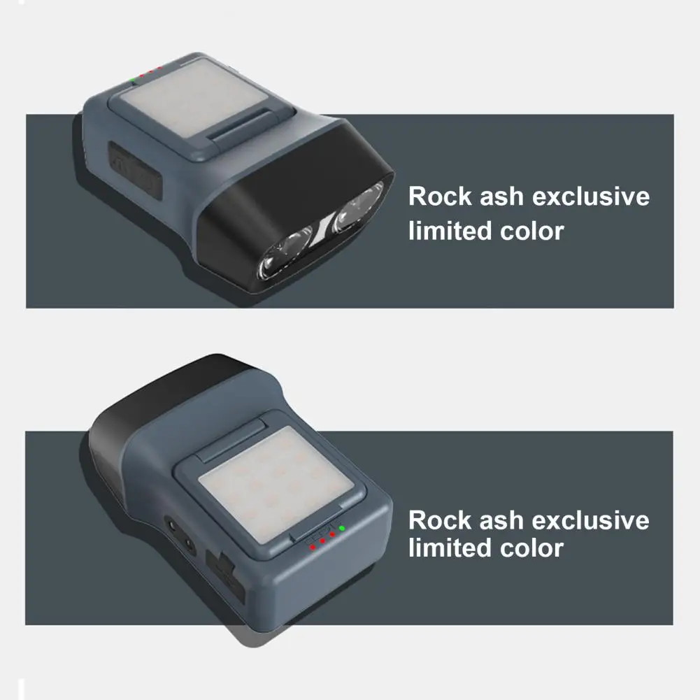 مصباح أمامي ليد عالي اللومينز قابل لإعادة الشحن مع 5 أوضاع إضاءة ، مصباح أمامي محمول مقاوم للماء للأنشطة الخارجية