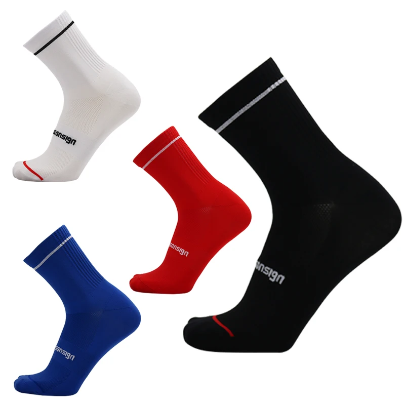 1 Paar Outdoor-Radsocken, neue professionelle Radsocken, Sportsocken für Männer und Frauen, atmungsaktive Rennradsocken, Sport