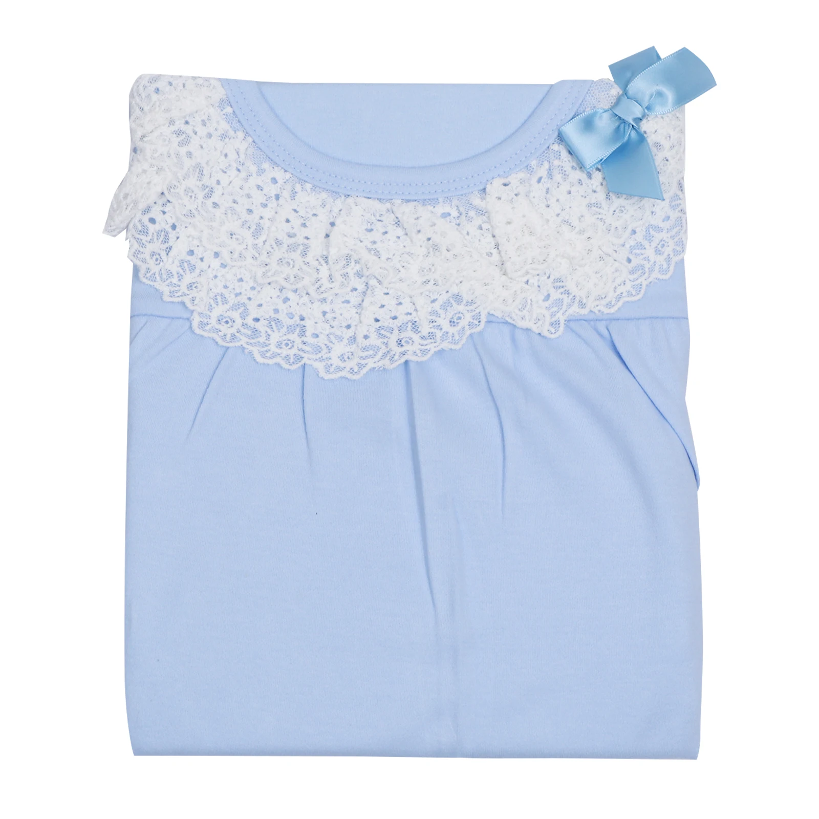 

1pc Cotton Nightgown Nightdress Comfortable Lace Sleepwear Easy Clean Kids Nightdress Soft Material Girls Home Wear