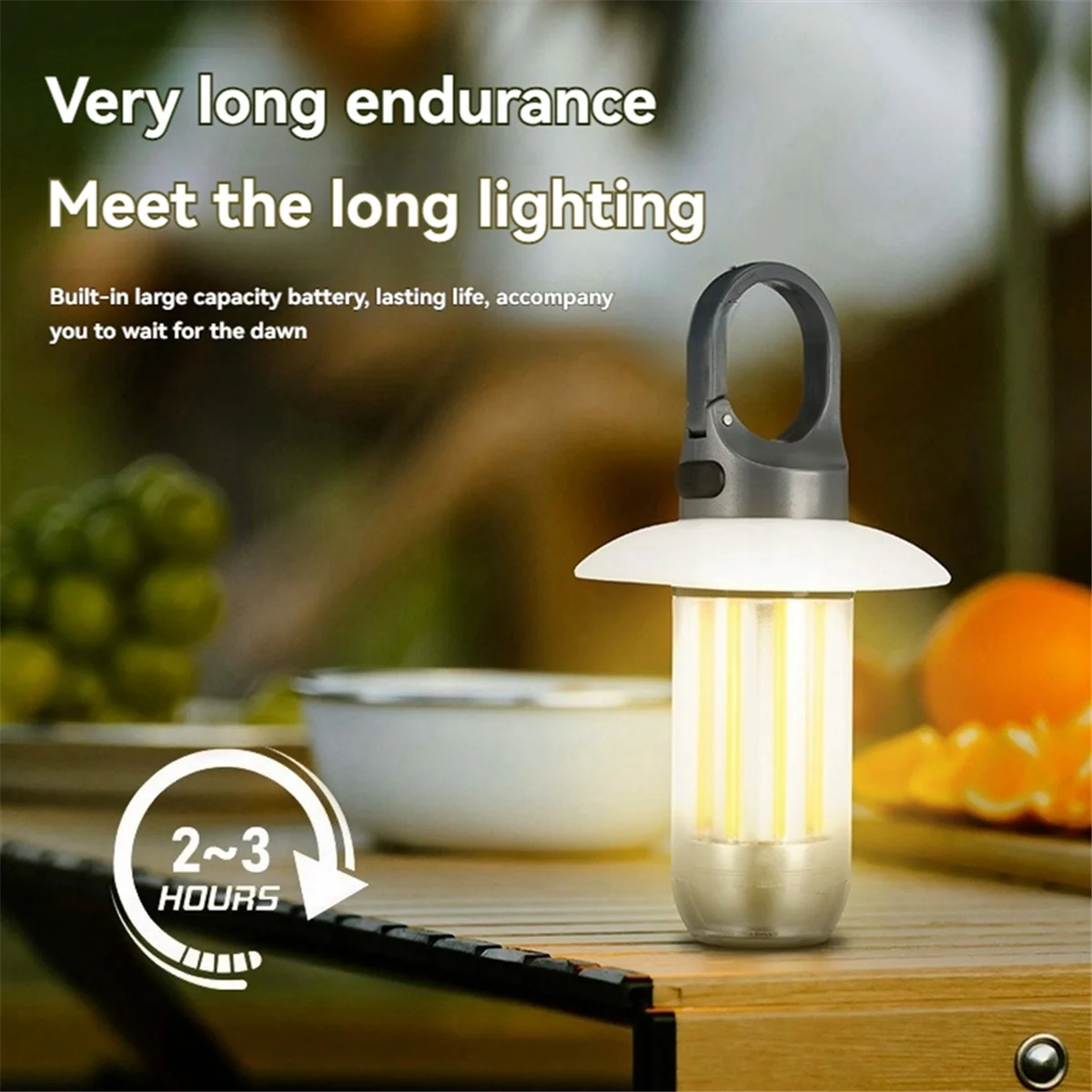 A72Z Multifunctionele campinglamp Camping Sfeerlicht Warm wit Dual Light Zaklamp Draagbare zaklamp Tentlicht