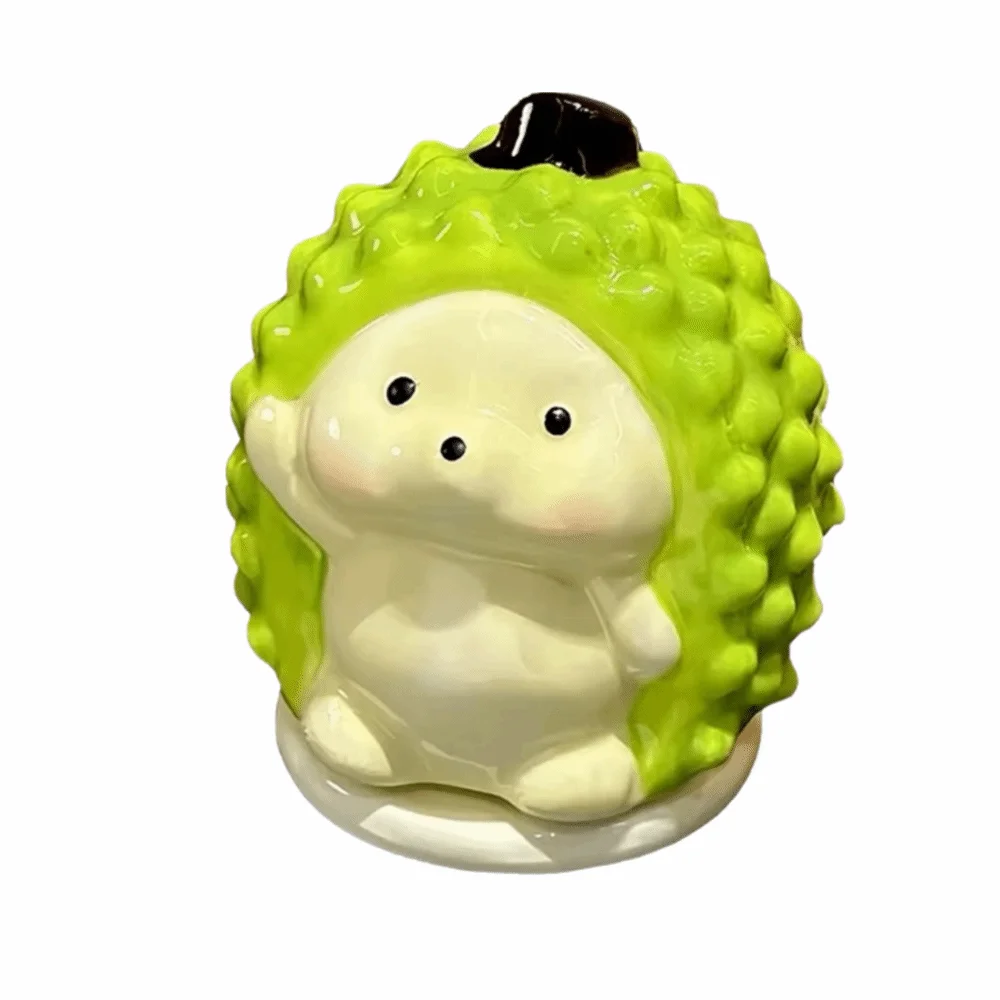 

Керамический держатель для зубочисток в форме дуриана, портативный, креативный, практичный, для хранения зубной нити, для обеденного стола