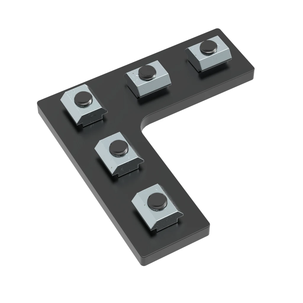 Openbuilds 90 Degree Joint Board Plate 5 Holes Corner Angle Bracket Connection Strip for 2020 Aluminum Profile 1pcs