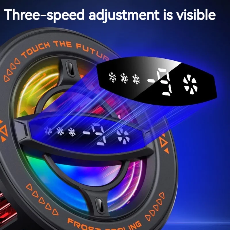 K26 مبرد مغناطيسي لأشباه الموصلات مع مشعاع عرض درجة الحرارة وتبديد سريع للحرارة للهواتف لوحة تبريد الألعاب اللوحية #5