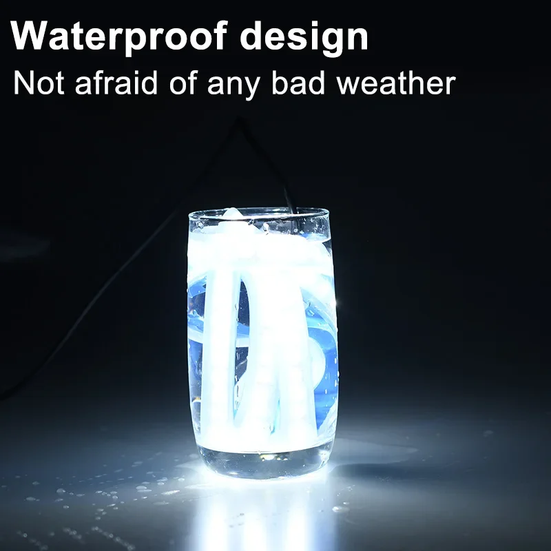 Dynamic Car LED Hood Light 12V Daytime Running Light Start-scan Engine Guide Light Waterproof Decorative Ambient Light Strip