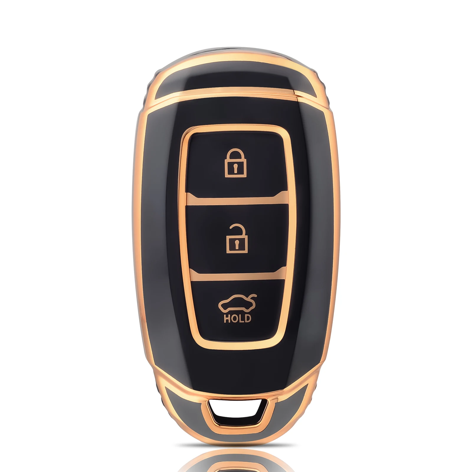 TPU Car Key Case Key Fob Cover Keychain For Hyundai I30 Ix35 KONA Encino Solaris Azera Grandeur Ig Accent Santa Fe Palisade