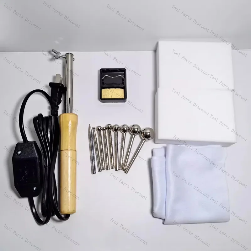 Fabrics Making Tools 220V Iron Temperature Adjustable Velvet Artificial Flower Heated Petal Shape