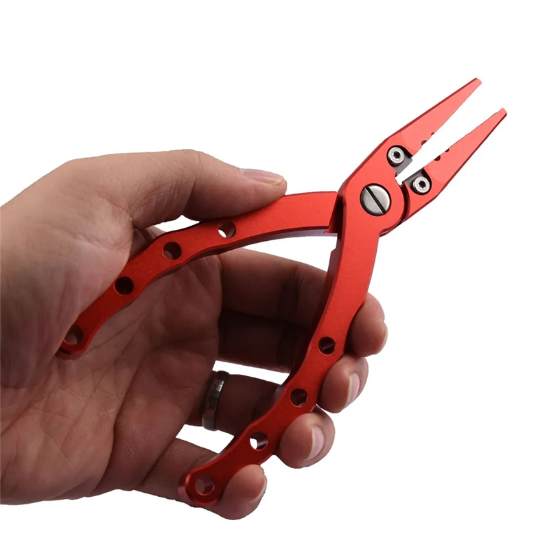 ABVE-الأسماك تحكم قطع خط مزلاج سبائك الألومنيوم كماشة الصيد فصل جهاز متعدد الوظائف على الوجهين أداة اليد #3